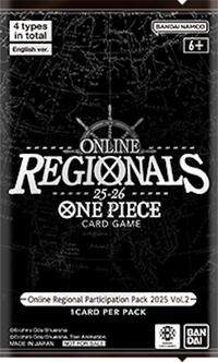 Online Regional Participation Pack 2025 Vol.2 sealed One Piece product